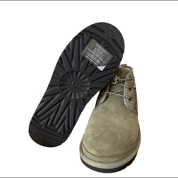 UGG Chukka Neumel GORE-TEX Waterproof Suede Men’s Boot Green Olive Size 8 - Picture 9 of 9